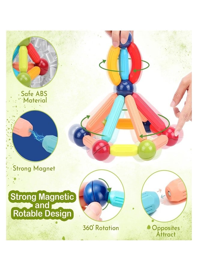 YUIOP - Magnetic Building Sticks for Kids - Learning Sticks & Balls - Educational Magnetic Building Blocks (36 Pcs) - Image 5